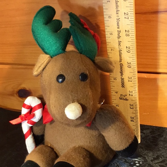 Vtg. Animated Musical Reindeer Plush Music Box - Picture 16 of 16